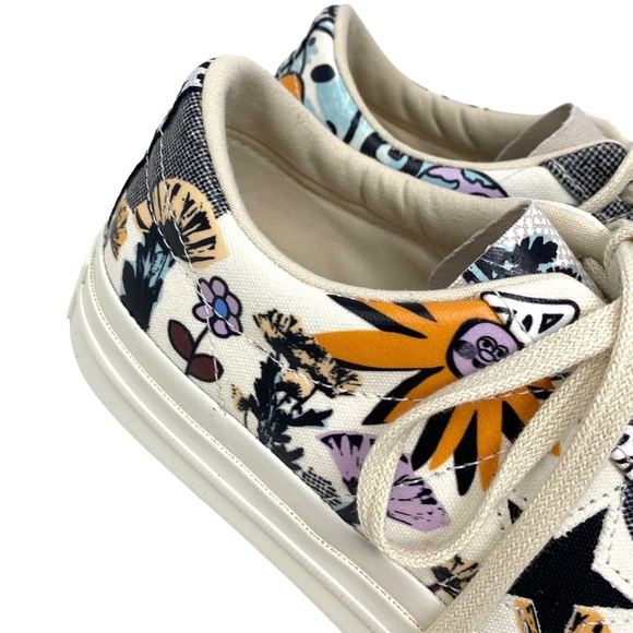 Converse One Star Ox Sneaker Low Top Men Size Canvas Egret Flower Casual 172933C - Picture 5 of 12